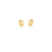 Brinco argolinha pontos de luz com banho de ouro 18k