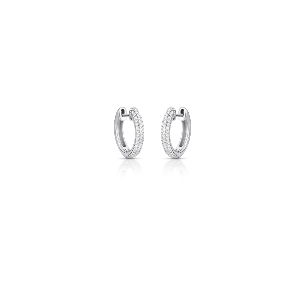 Brinco prata 925 argolinha M