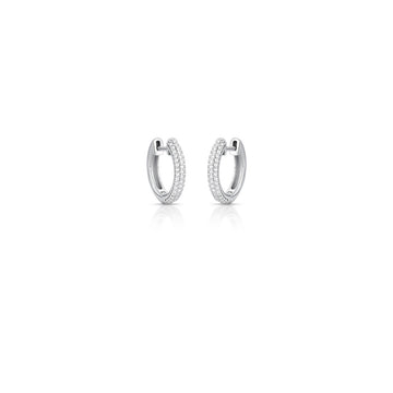 Brinco prata 925 argolinha M