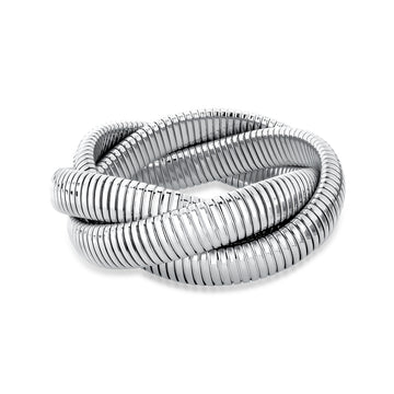 Pulseira aço tripla