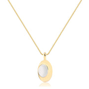 Colar oval mistura de banhos