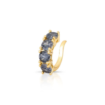 Piercing fake  lunar com banho de ouro 18k