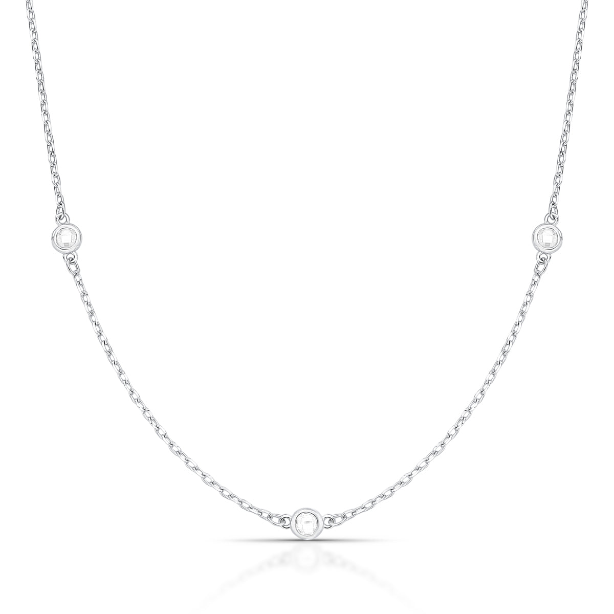 Colar prata 925 tiffany
