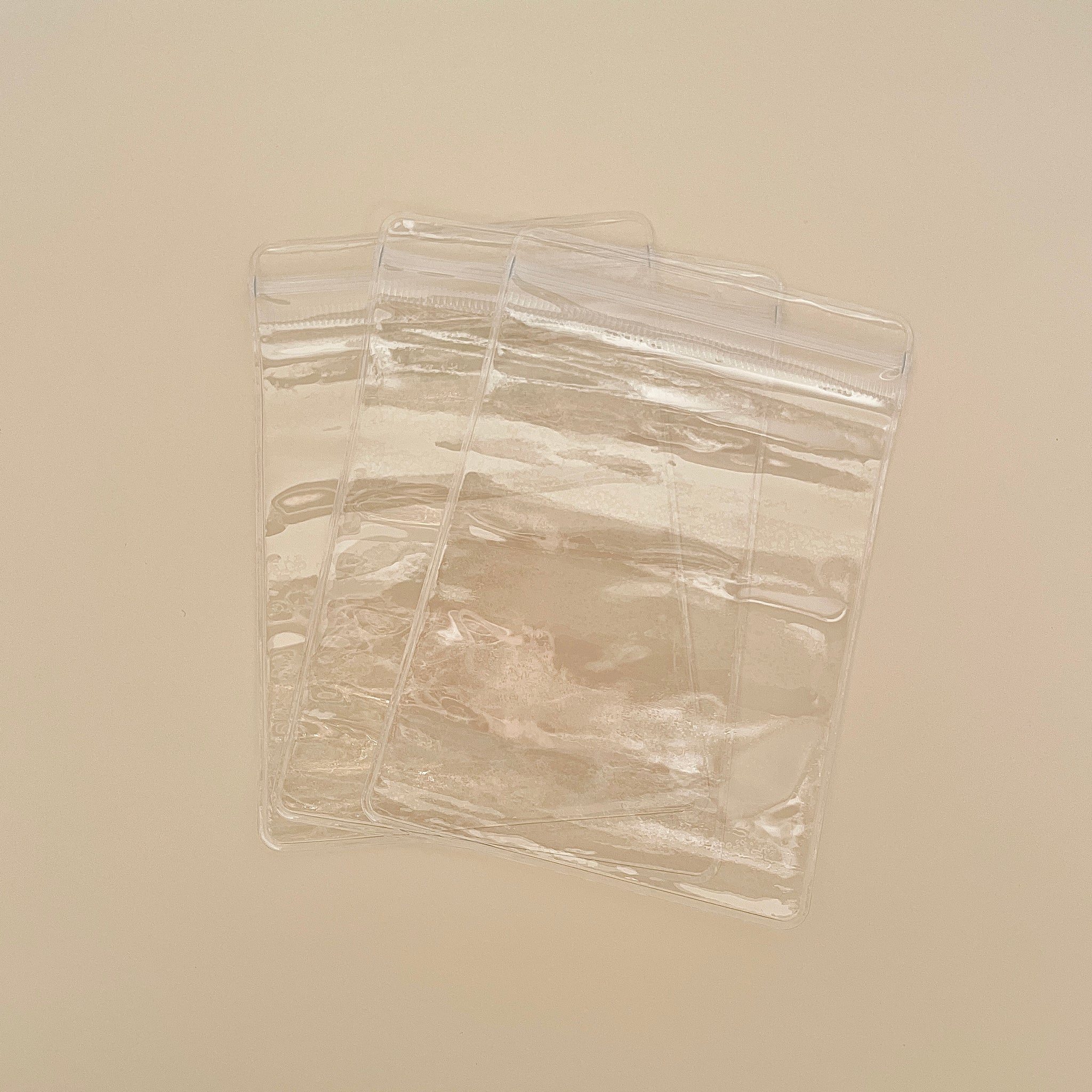 3 Saquinhos Zip Lock para armazenar semijoias 9X12cm