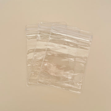 3 Saquinhos Zip Lock para armazenar semijoias 9X12cm