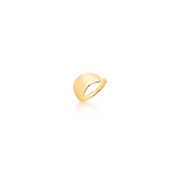 Piercing gota lisa com banho de ouro 18k