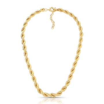 Colar cordão baiano com banho de ouro 18k
