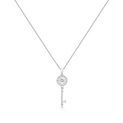 Colar prata 925 chave