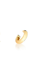 Piercing maxi tubo liso dourado