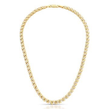Colar escamas lisas e cravejadas com banho de ouro 18k 40+2cm extensor e trama rígida