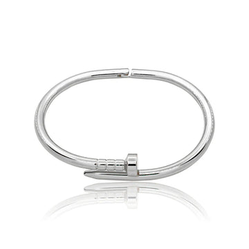 Pulseira bracelete aço prego liso