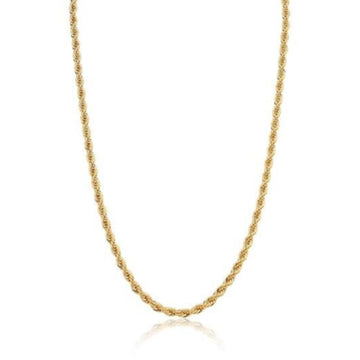 Colar cordão baiano com banho de ouro 18k