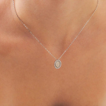 Colar prata 925 nossa senhora das graças