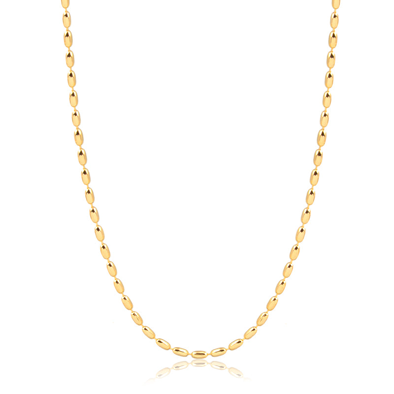 Colar choker gominhos dourada
