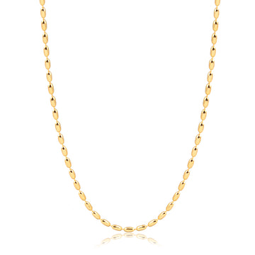 Colar choker gominhos dourada