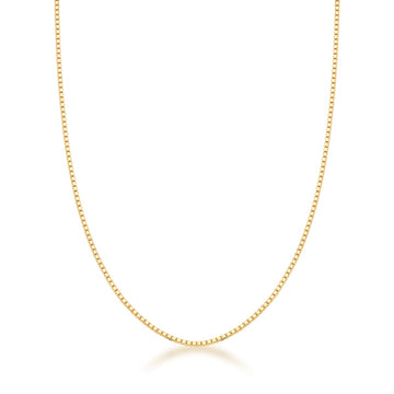 Colar veneziana com banho de ouro 18k e 45cm