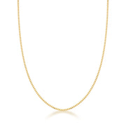 Colar veneziana com banho de ouro 18k e 45cm