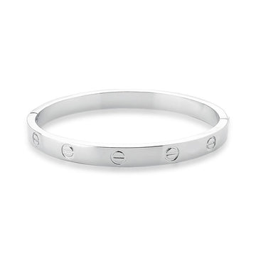 Pulseira ródio branco bracelete inspired