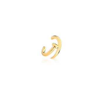 Piercing prego com banho de ouro 18k